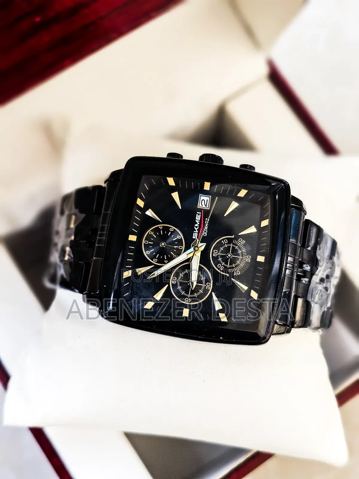 Skmei 2434 Square Chronograph Watch.