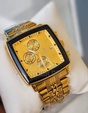 Binbond Luxury Square Men's Watch, Likely the Waterproof Chronograph