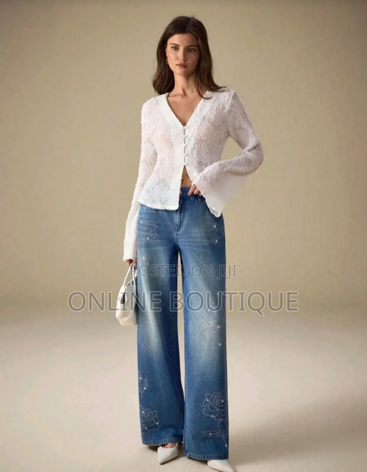 Denim Gliter Pant
