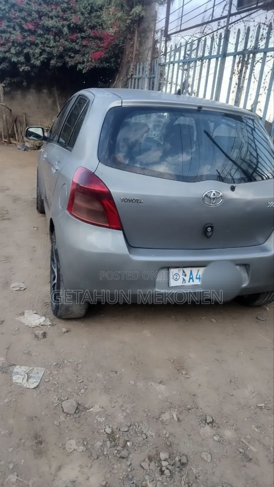 Toyota Yaris 2007 Gray