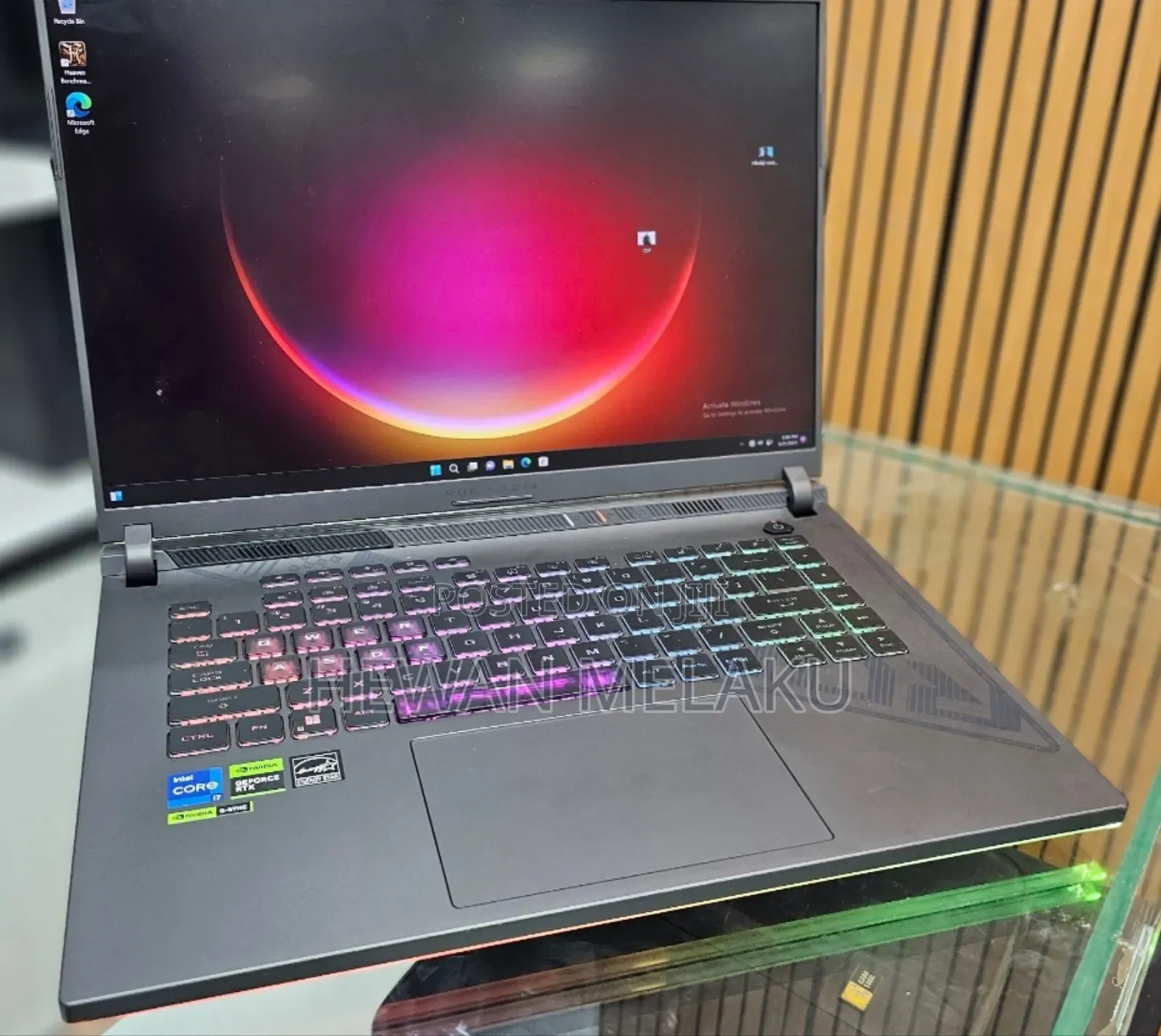 New Laptop Asus ROG Strix G16 G614 16GB Intel Core i7 SSD 1T