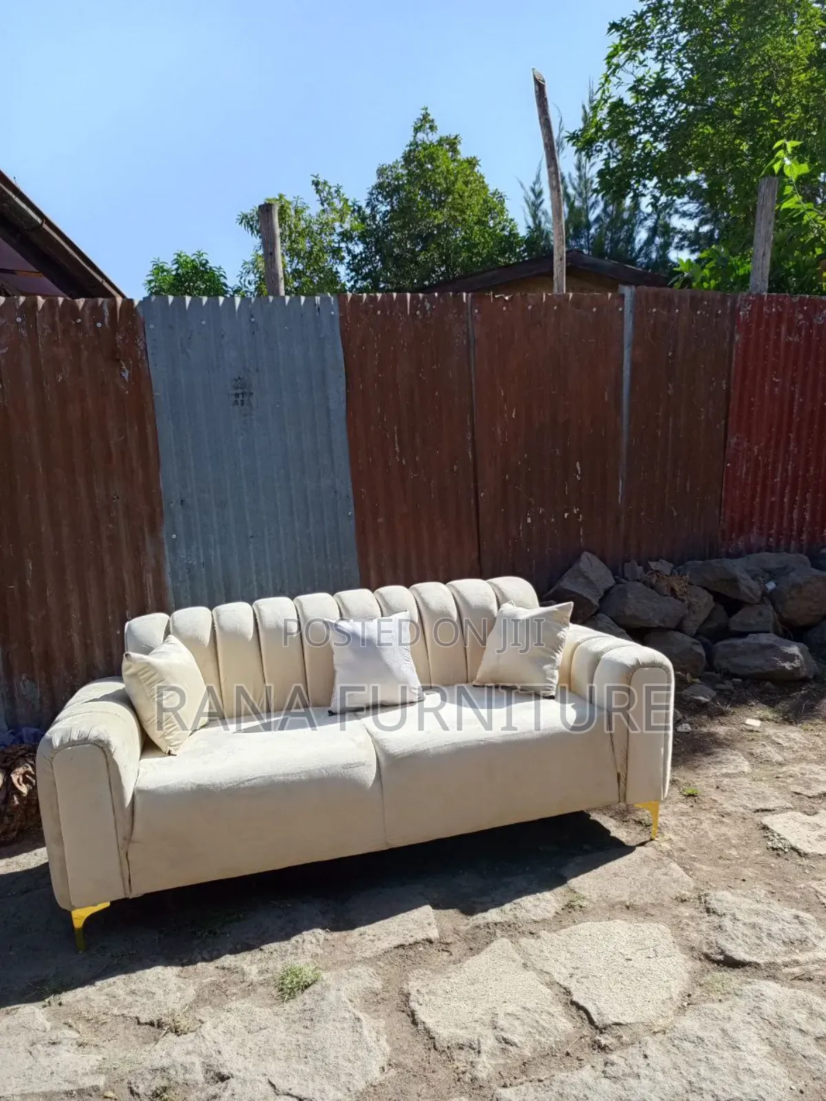 Elegant Wooden Sofa Set