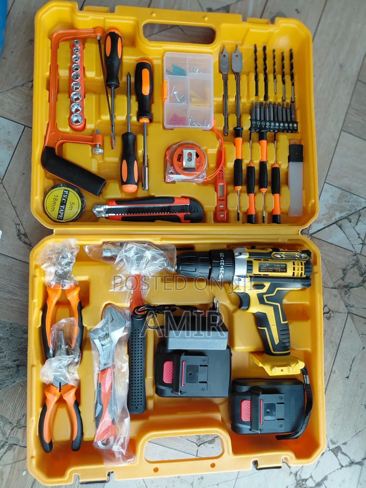 Rechargeable Drill With Accessories 48v