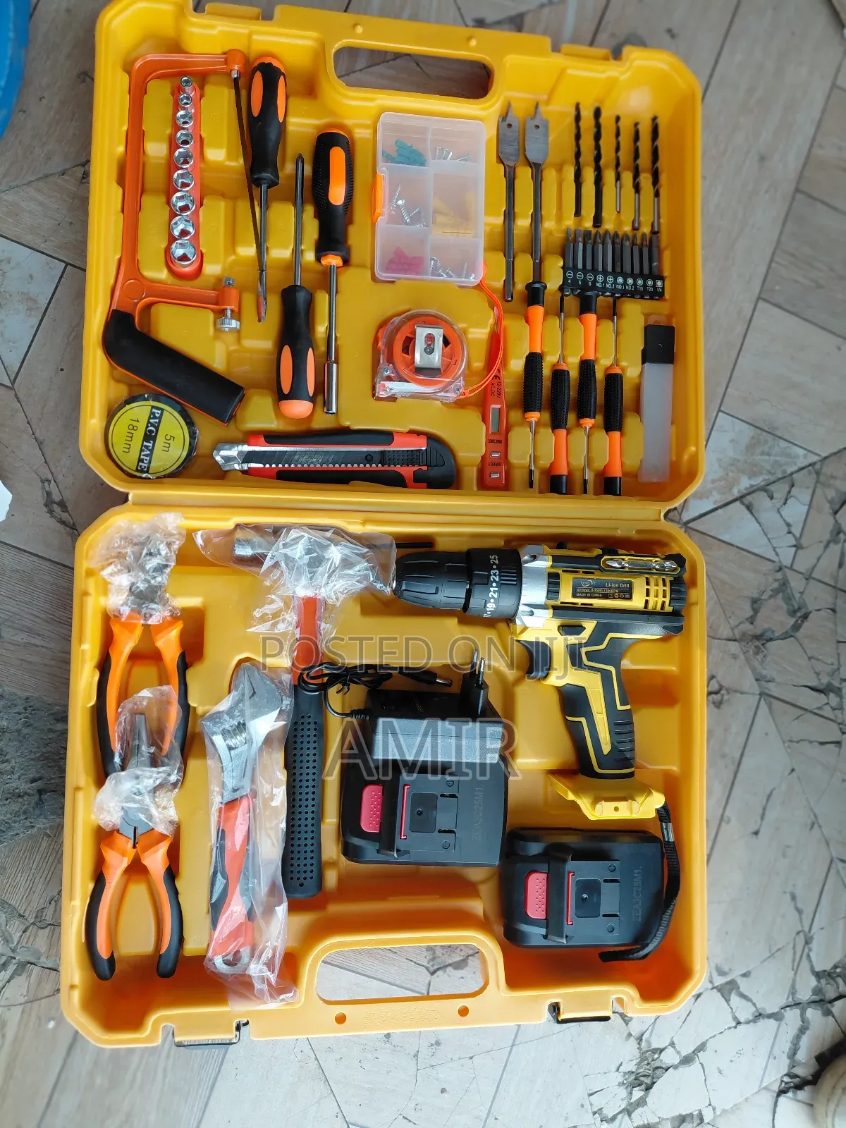 Rechargeable Drill With Accessories 48v