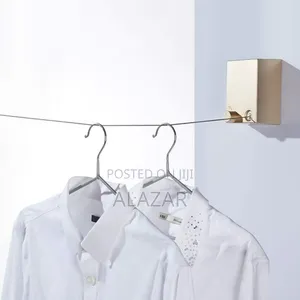 Retractable Clothesline Rope ልብስ በትንሽ ቦታ ማድረቅ የሚያስችል አስደናቂ