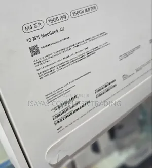 New Laptop Apple MacBook Air 2025 M4 13-inch 16GB Apple M4 SSD 256GB