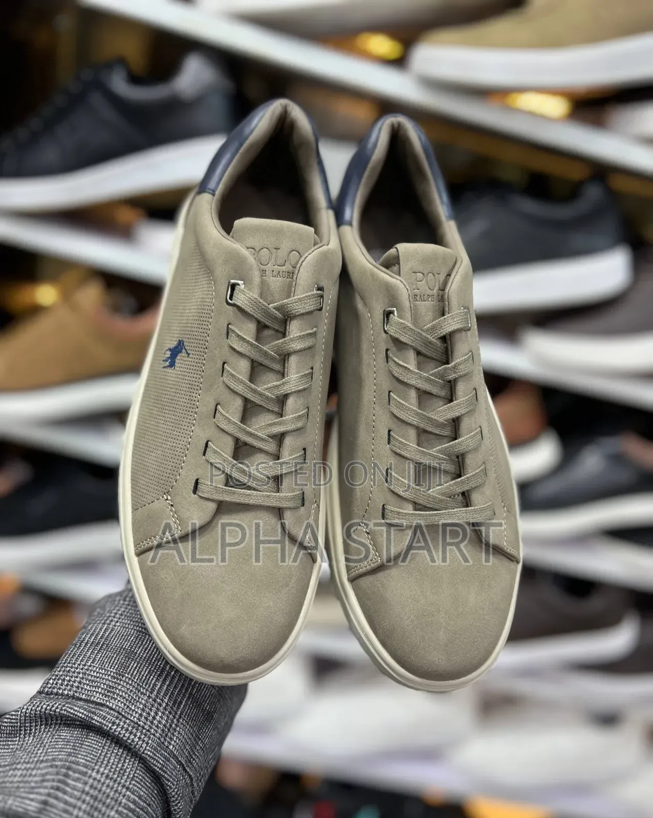 Polo Uio High Master Quality Flat Sneakers for Man's