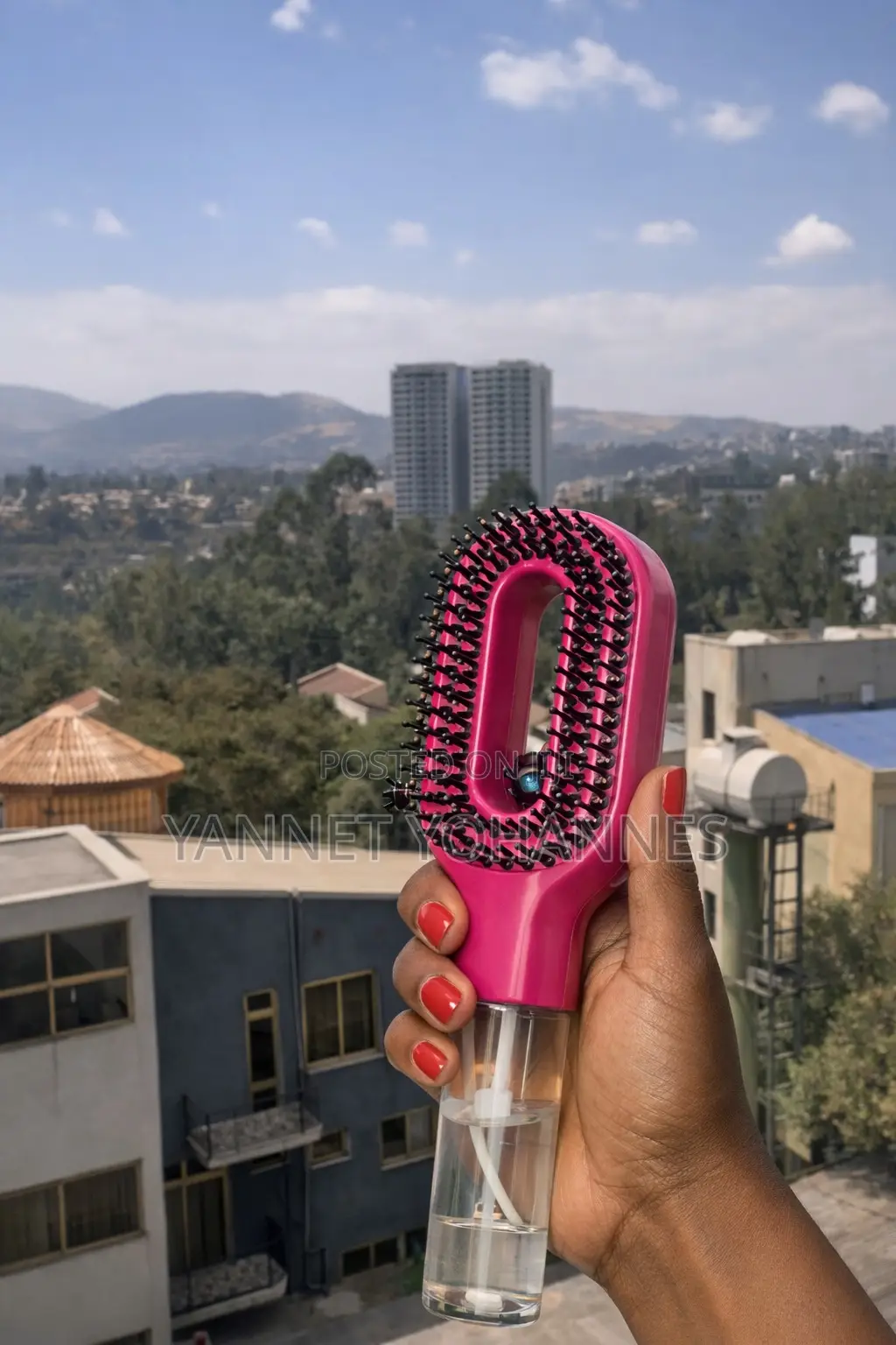 Multifunctional Hair Spray Comb Detangle Hydrate