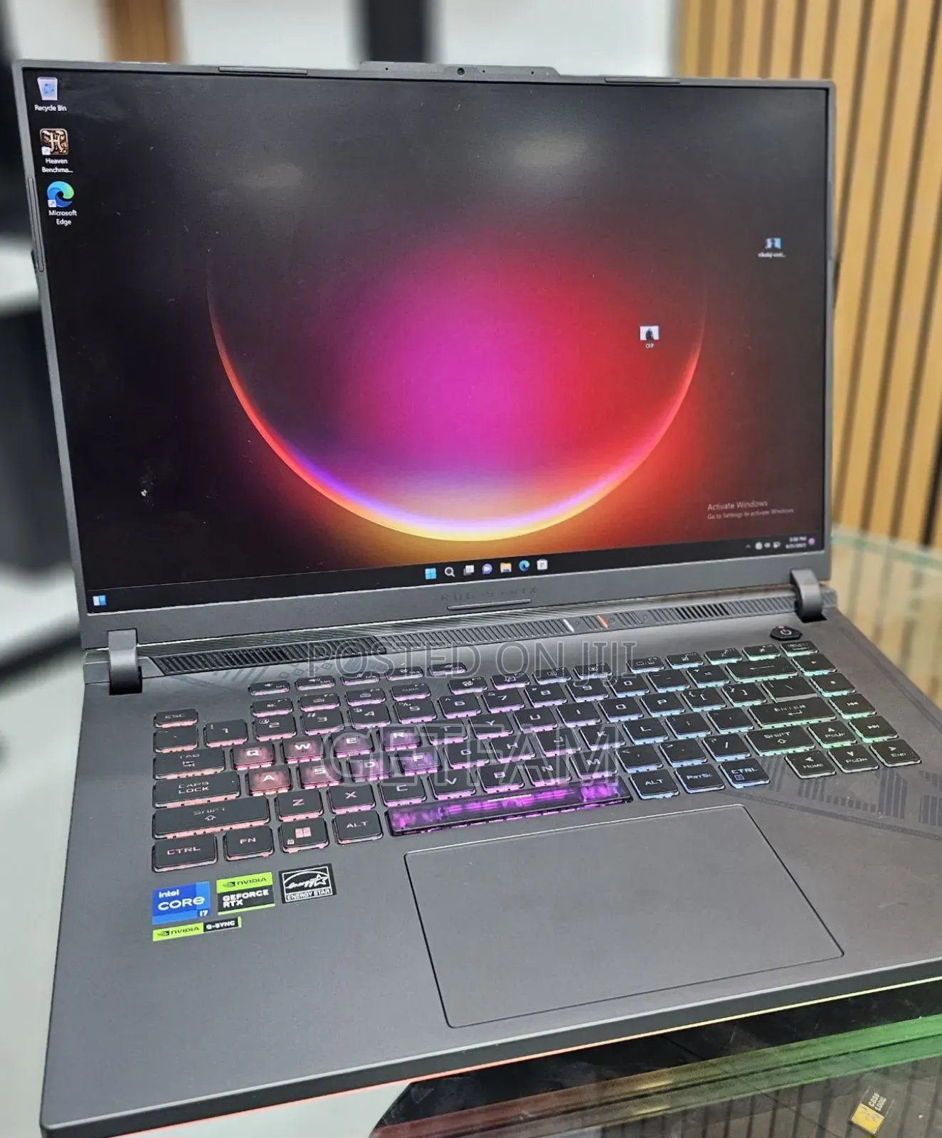 New Laptop Asus ROG Strix G15 16GB Intel Core i7 SSD 1T