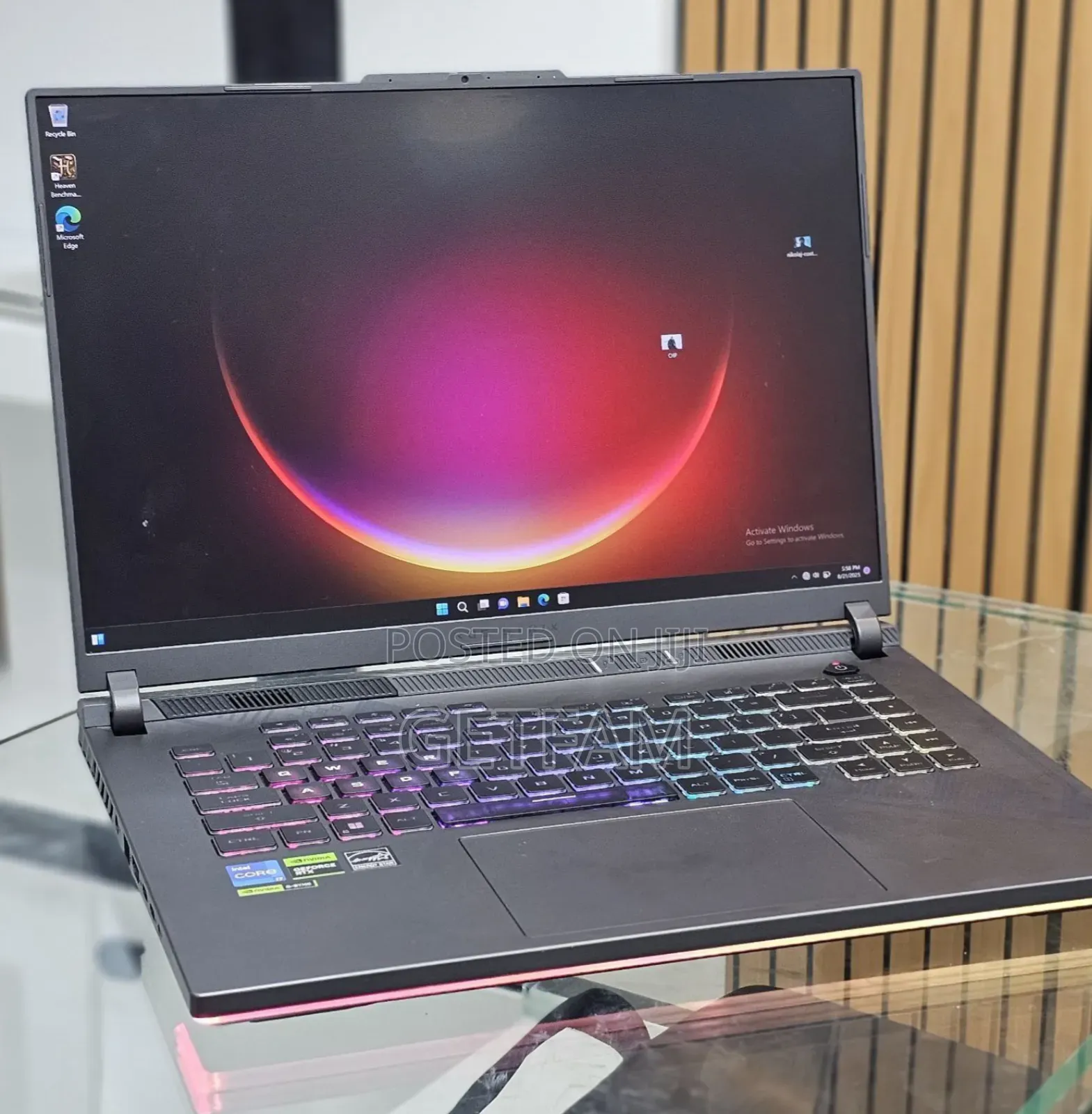 New Laptop Asus ROG Strix G15 16GB Intel Core i7 SSD 1T