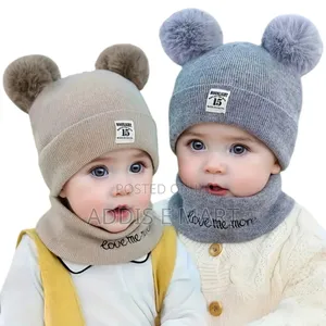 Kids Wind Proof Hat and Scarf