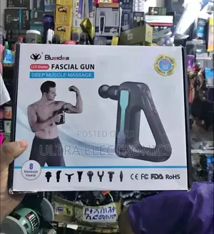 Fascial Gun 8 In1 Is A Handheld Electric Massager Designed For Deep