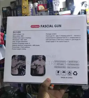 Fascial Gun 8 In1 Is A Handheld Electric Massager Designed For Deep