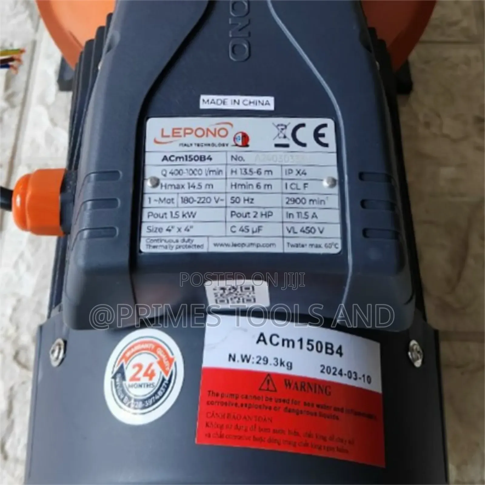 Leo2hp Waterwater Pump
