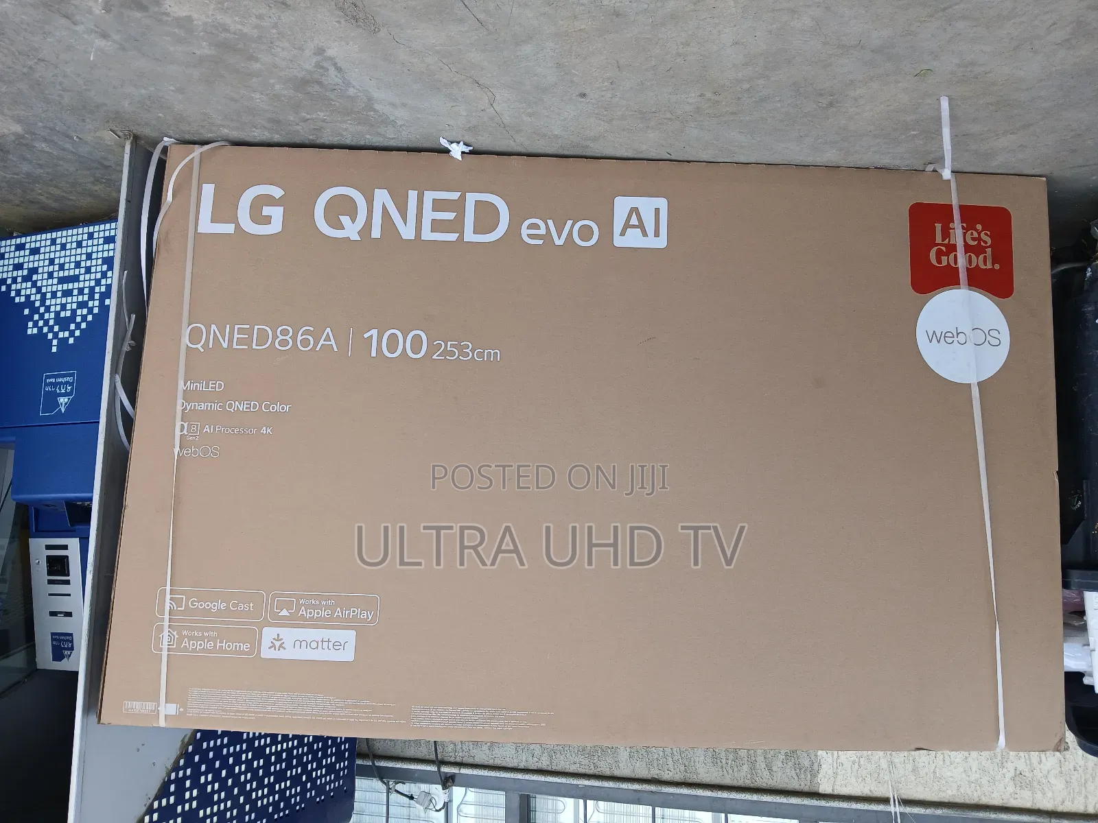 Lg 100-Inch Qned86a Series Ultra Hd Tv. Display Miniled Backlight