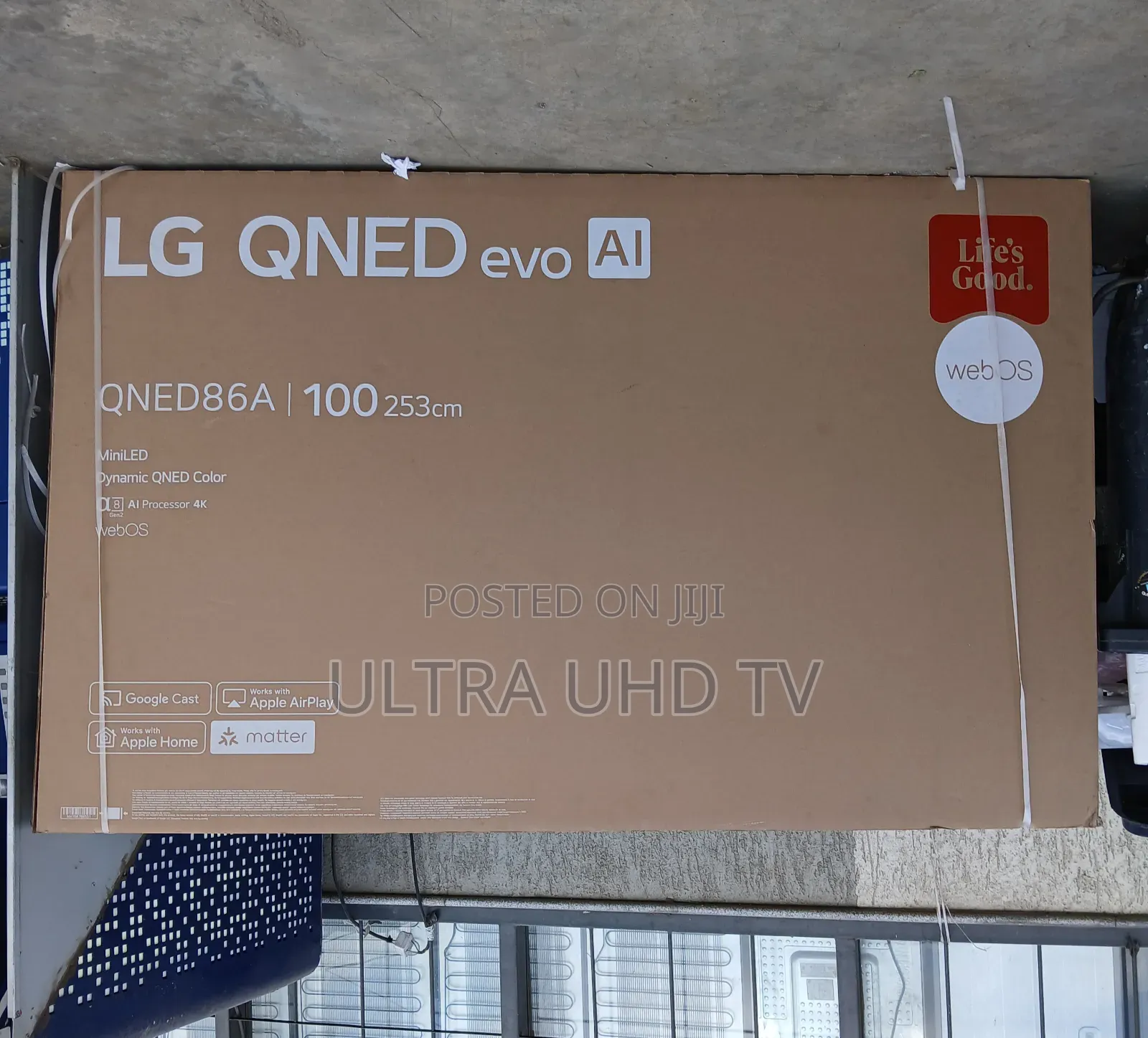 Lg 100-Inch Qned86a Series Ultra Hd Tv. Display Miniled Backlight