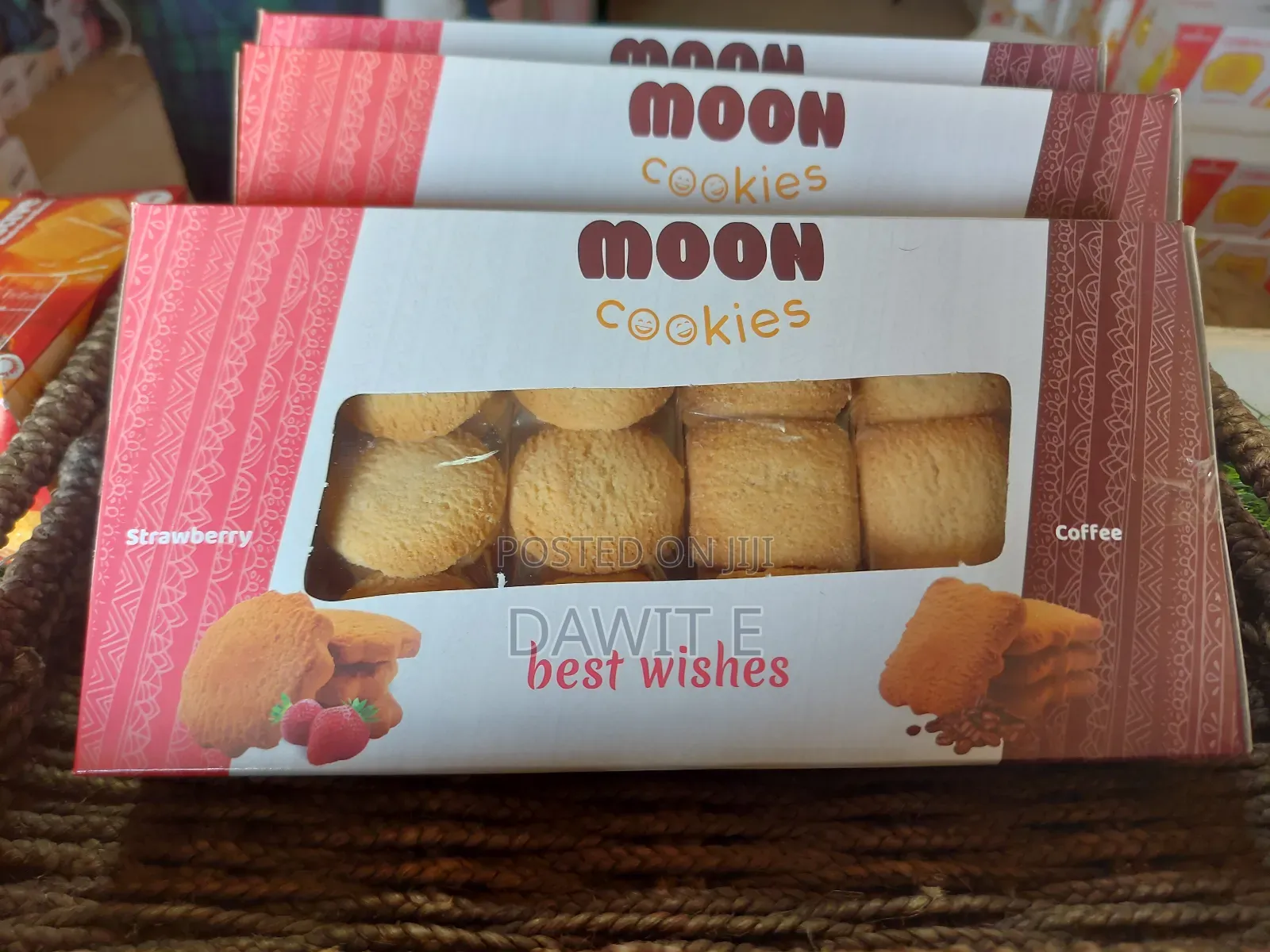 Cookies With Coffee and Strawberry Flavour 400 Birr