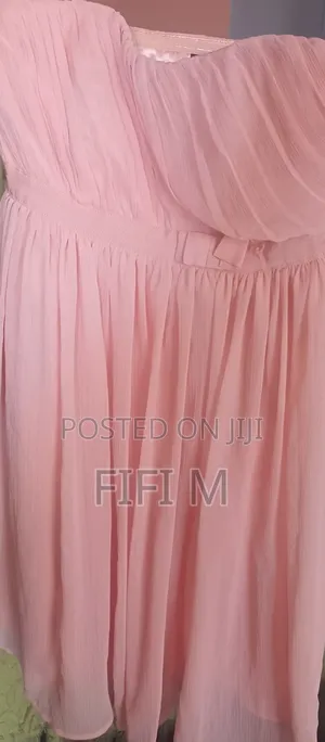 Pink Strapless Dress