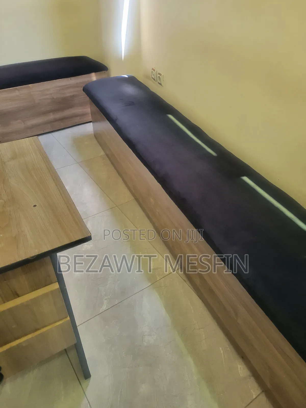 3 Piece Long Strong MDF Chairs and Table