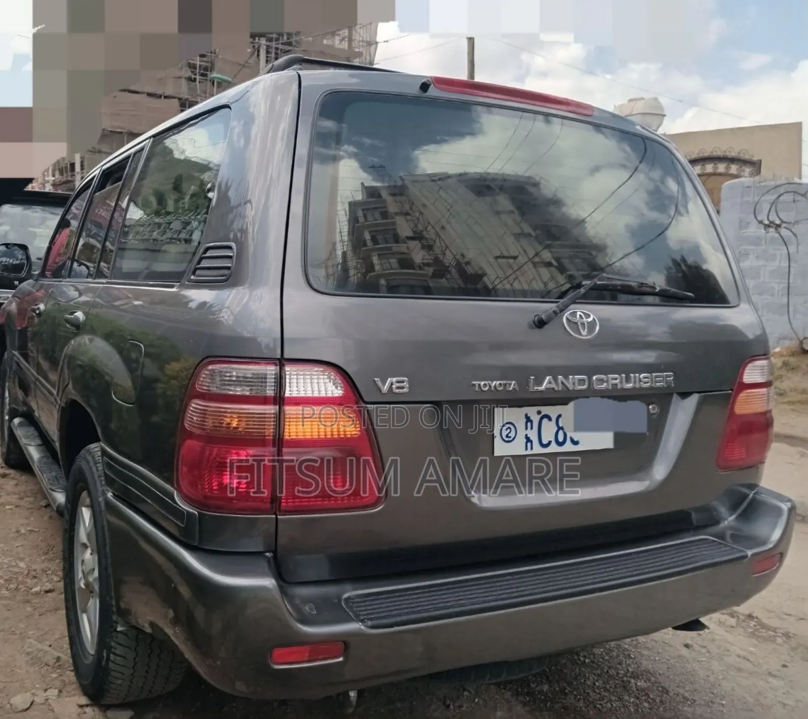 Toyota Land Cruiser 2002 Gray