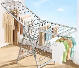 Almunium High Quality Cloth Rack(60kg Capacity)