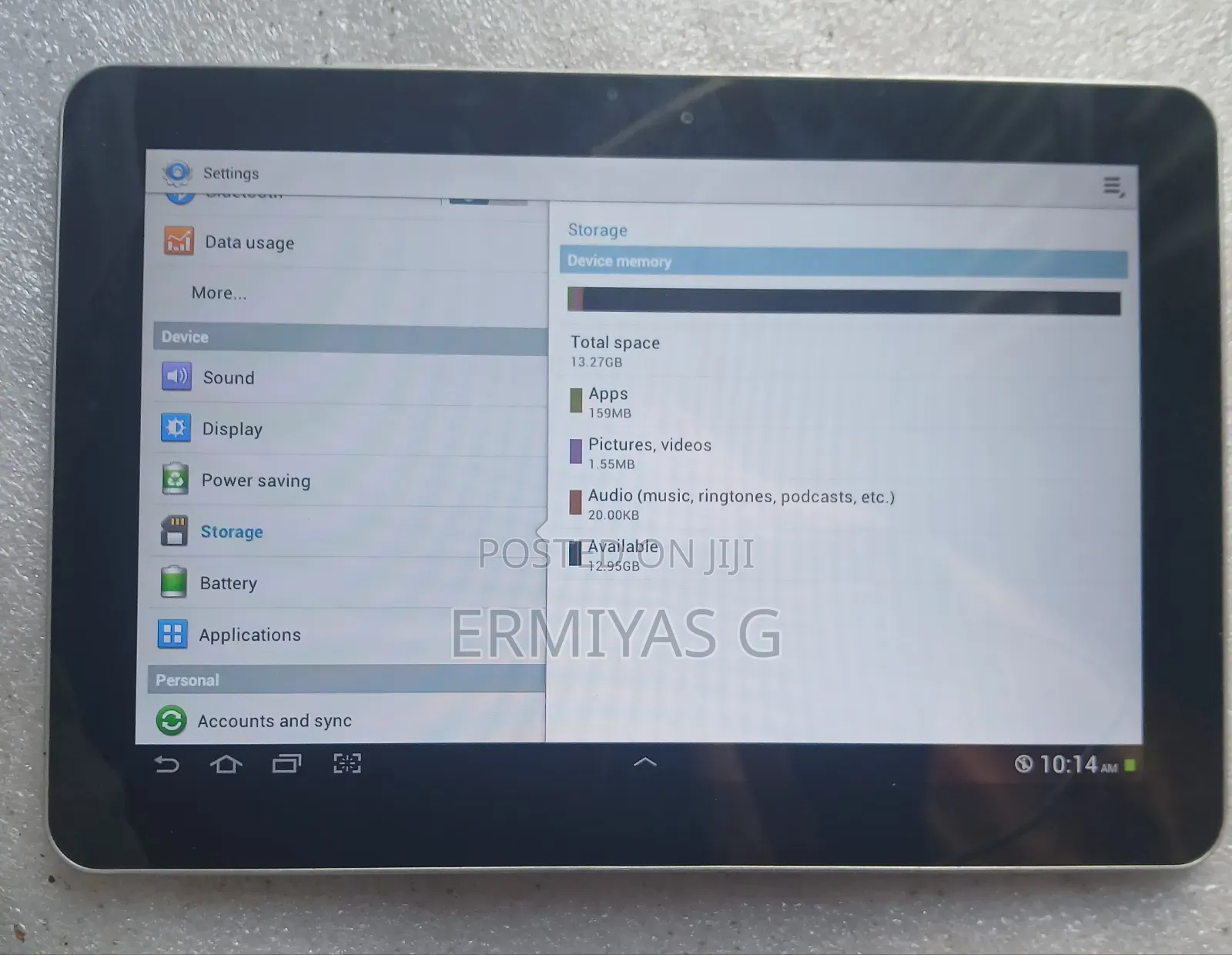 Samsung Galaxy Tab 10.1 16 GB Gray