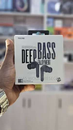 Tecno Buds 3 Wireless Earbuds – Deep Bass | Long Battery