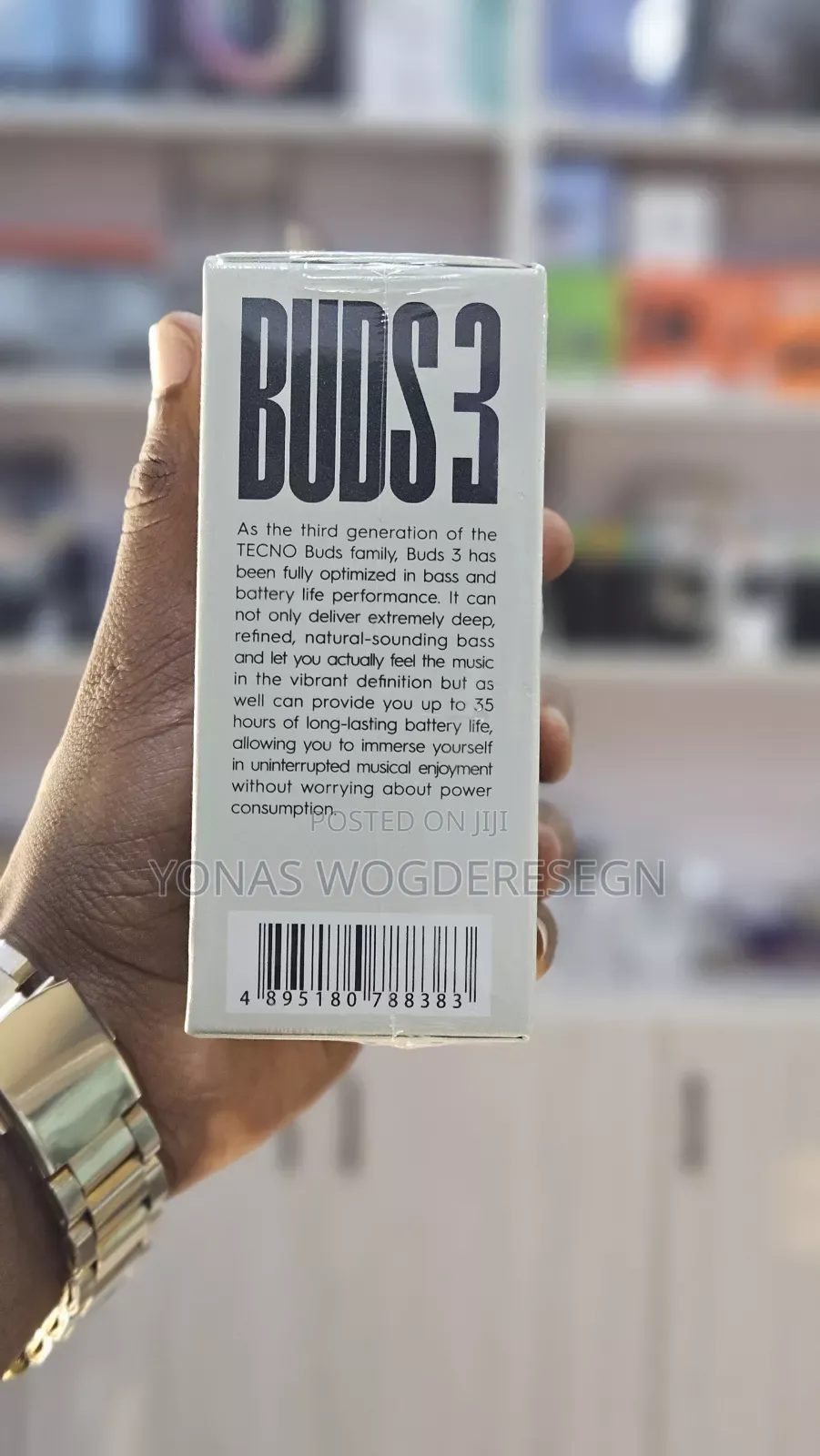 Tecno Buds 3 Wireless Earbuds – Deep Bass | Long Battery