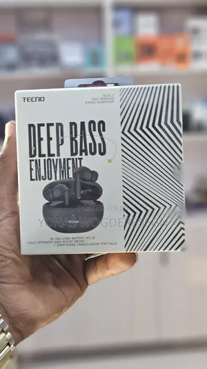 Tecno Buds 3 Wireless Earbuds – Deep Bass | Long Battery