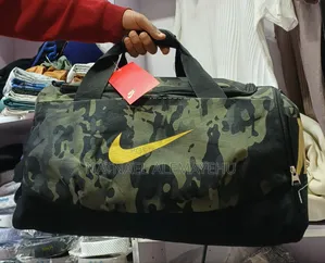 Nike Brasilia Camo Duffel Bag Designed for Gym and Travel Use.