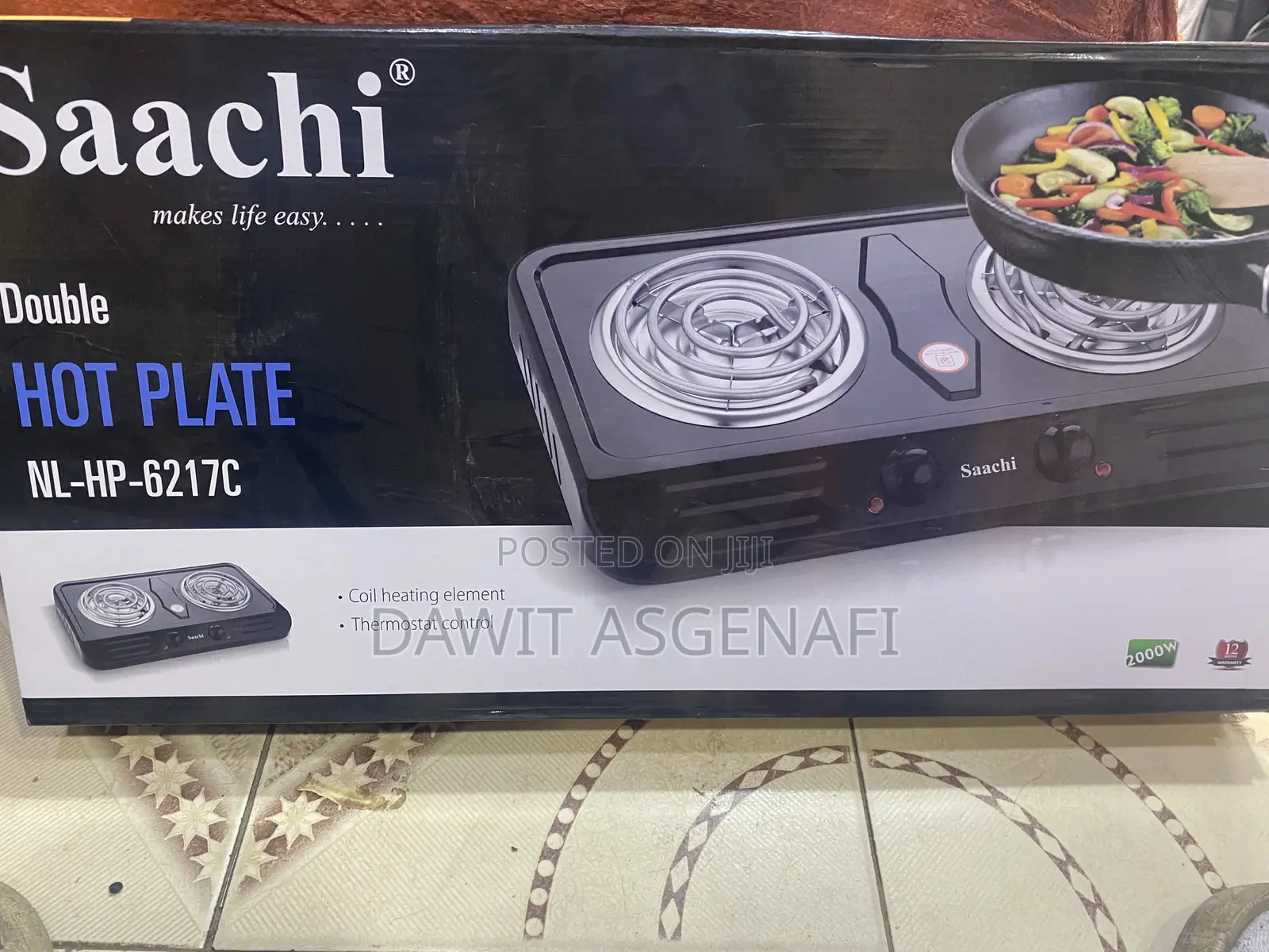 Saachi Double Hot Plate