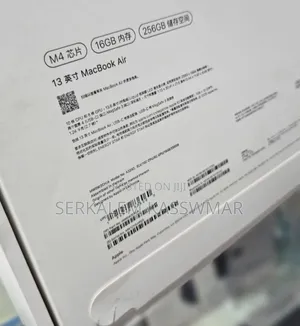 New Laptop Apple MacBook Air 2025 M4 13-inch 16GB Apple M4 SSD 256GB