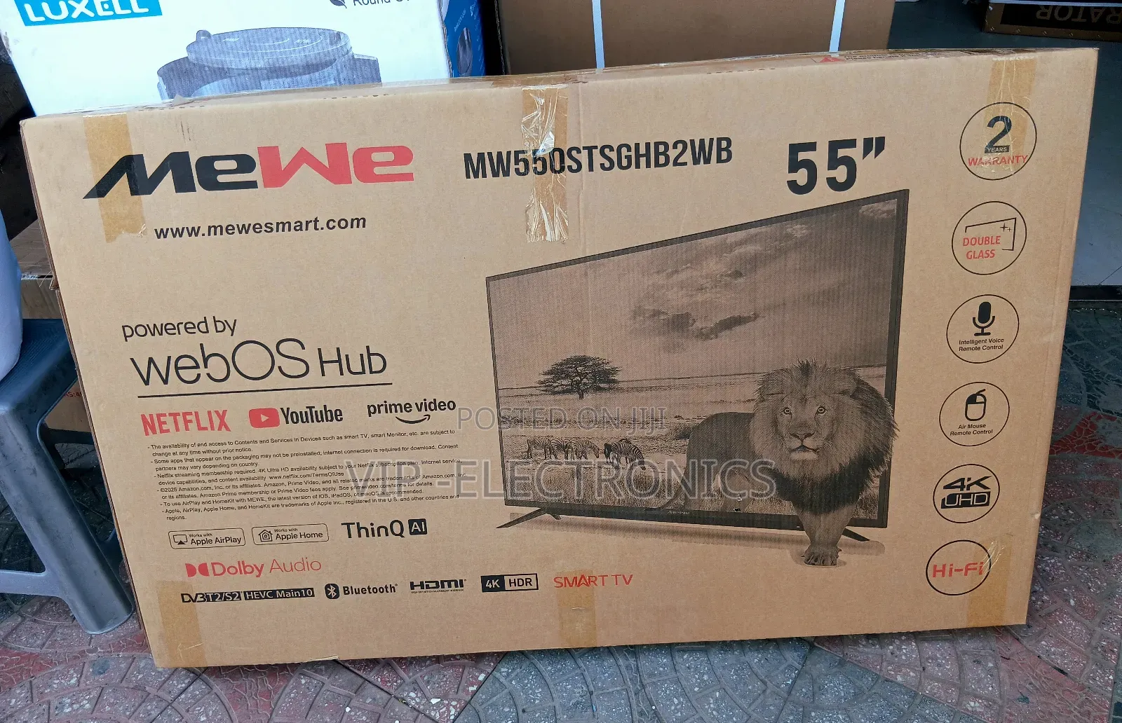 Mewe 55 Inch Tv Smart Ultra Hd Weboss New 2025 Model Original Tv