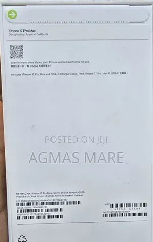New Apple iPhone 17 Pro Max 256 GB Silver