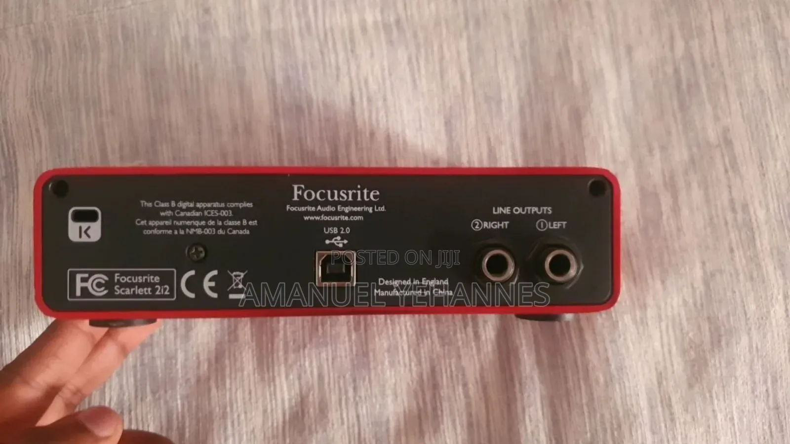 Focusright 2i2 1st Generation Sound Card
