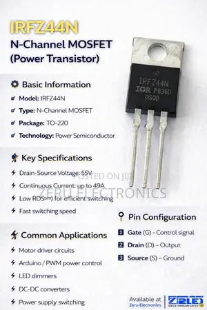Irfz44n Power Transistor