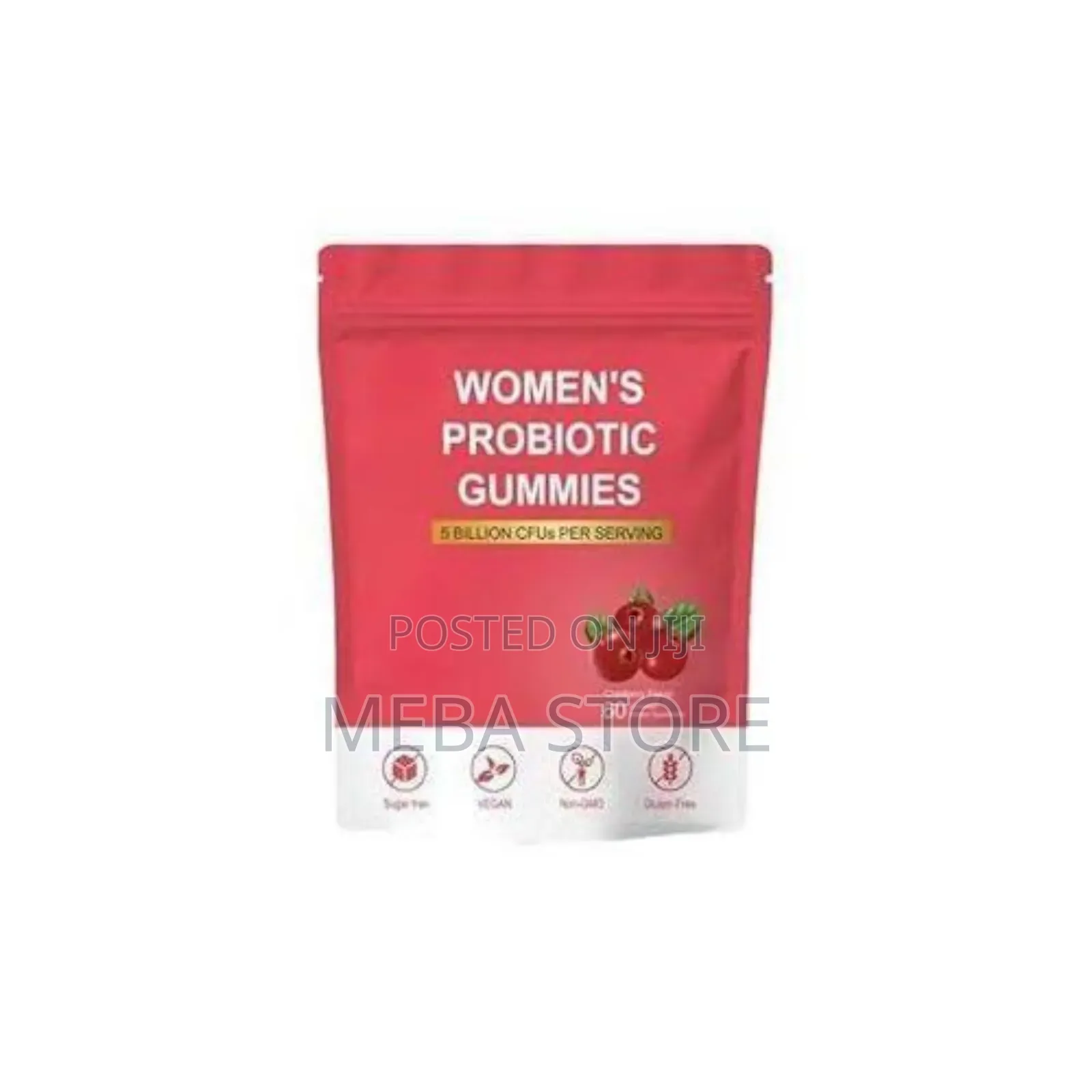 Women’S Probiotic Gummies – Cranberry Flavor (60 Gummies)