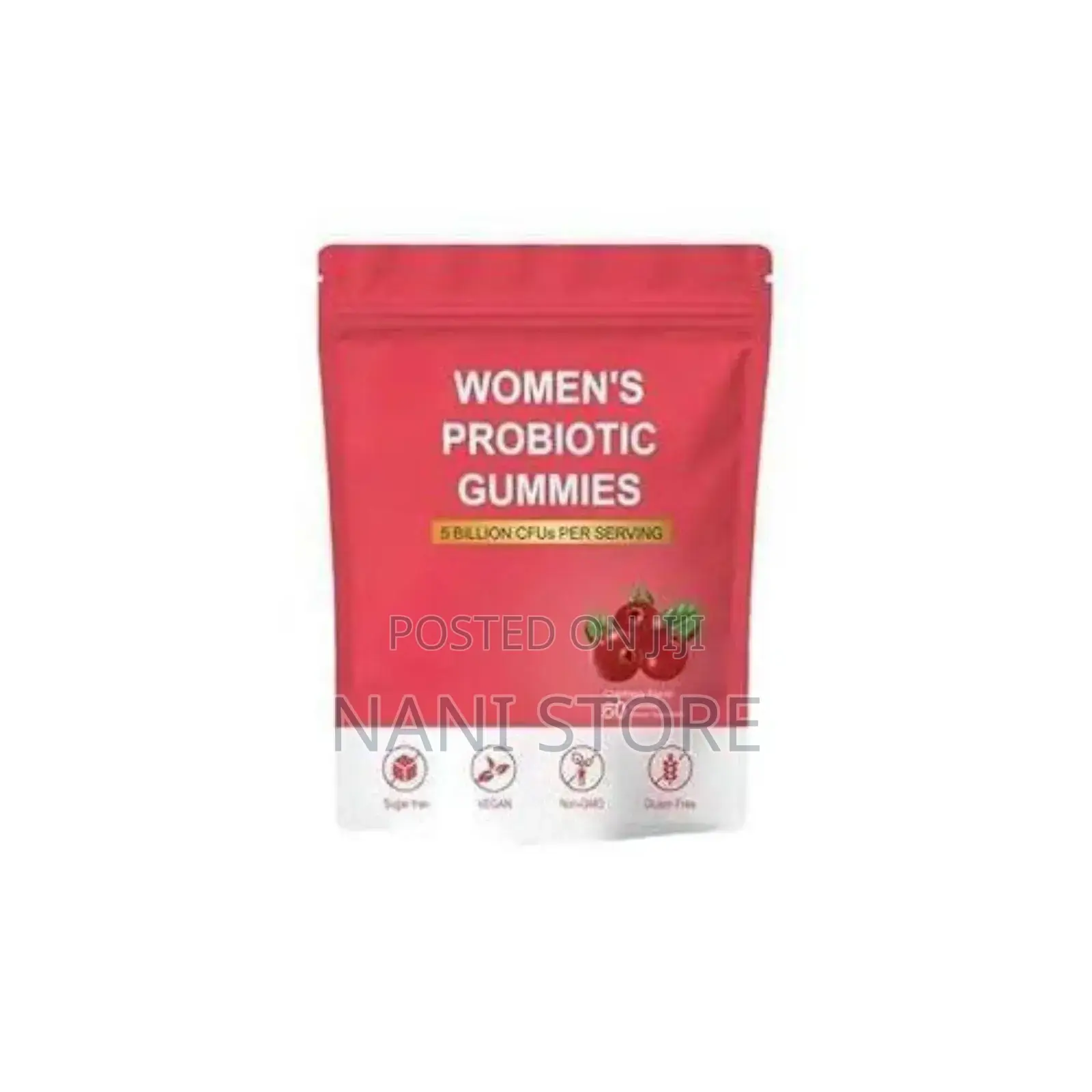 Women’S Probiotic Gummies – Cranberry Flavor (60 Gummies)