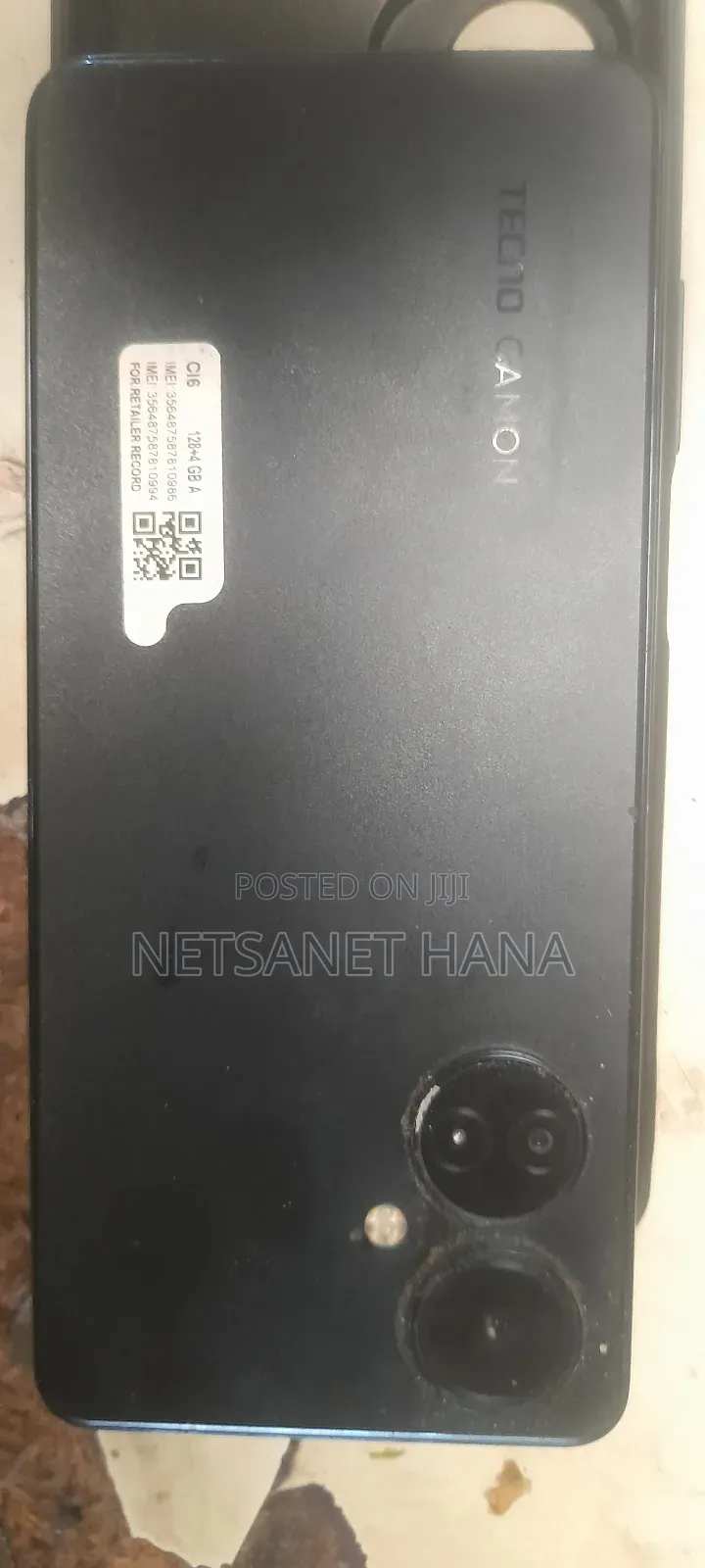 Tecno Camon 19 128 GB Black