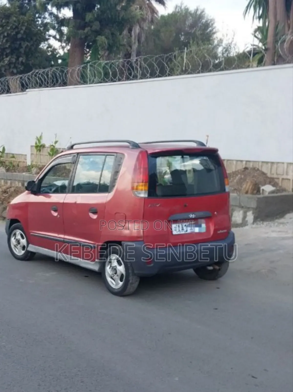 Hyundai Atos 1998 Red
