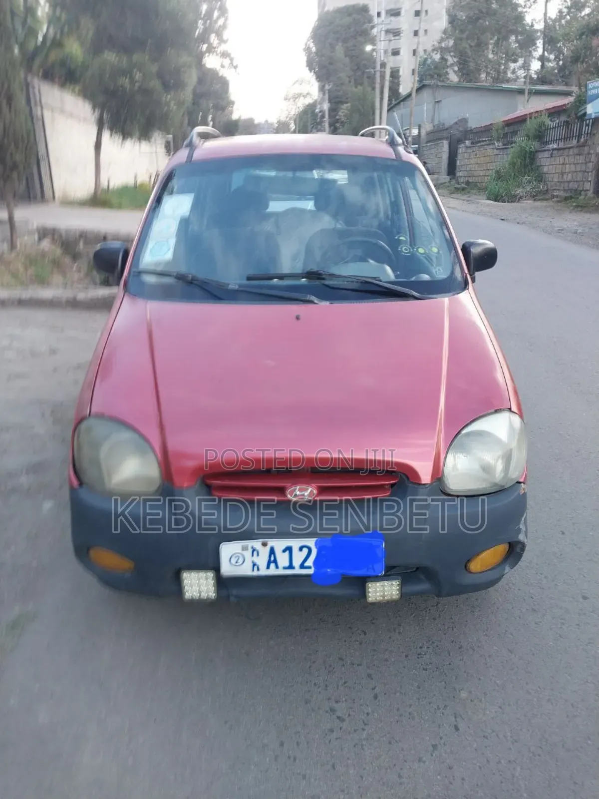 Hyundai Atos 1998 Red