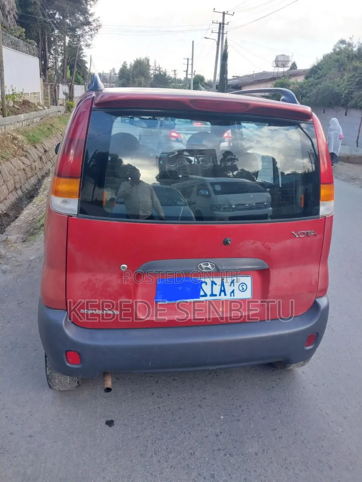 Hyundai Atos 1998 Red
