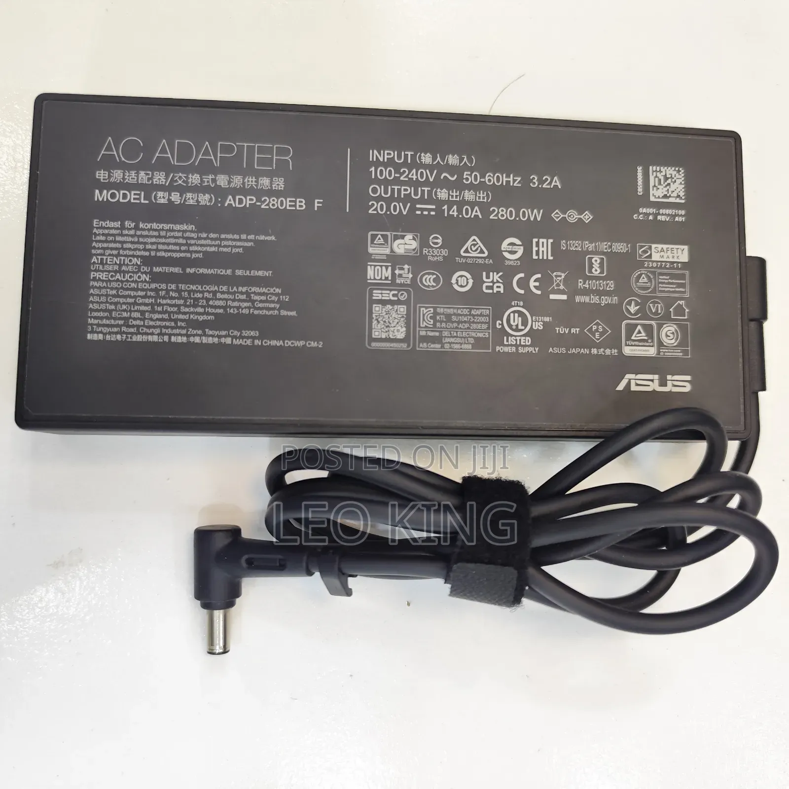 Original Asus Gaming Laptop Charger -240 W
