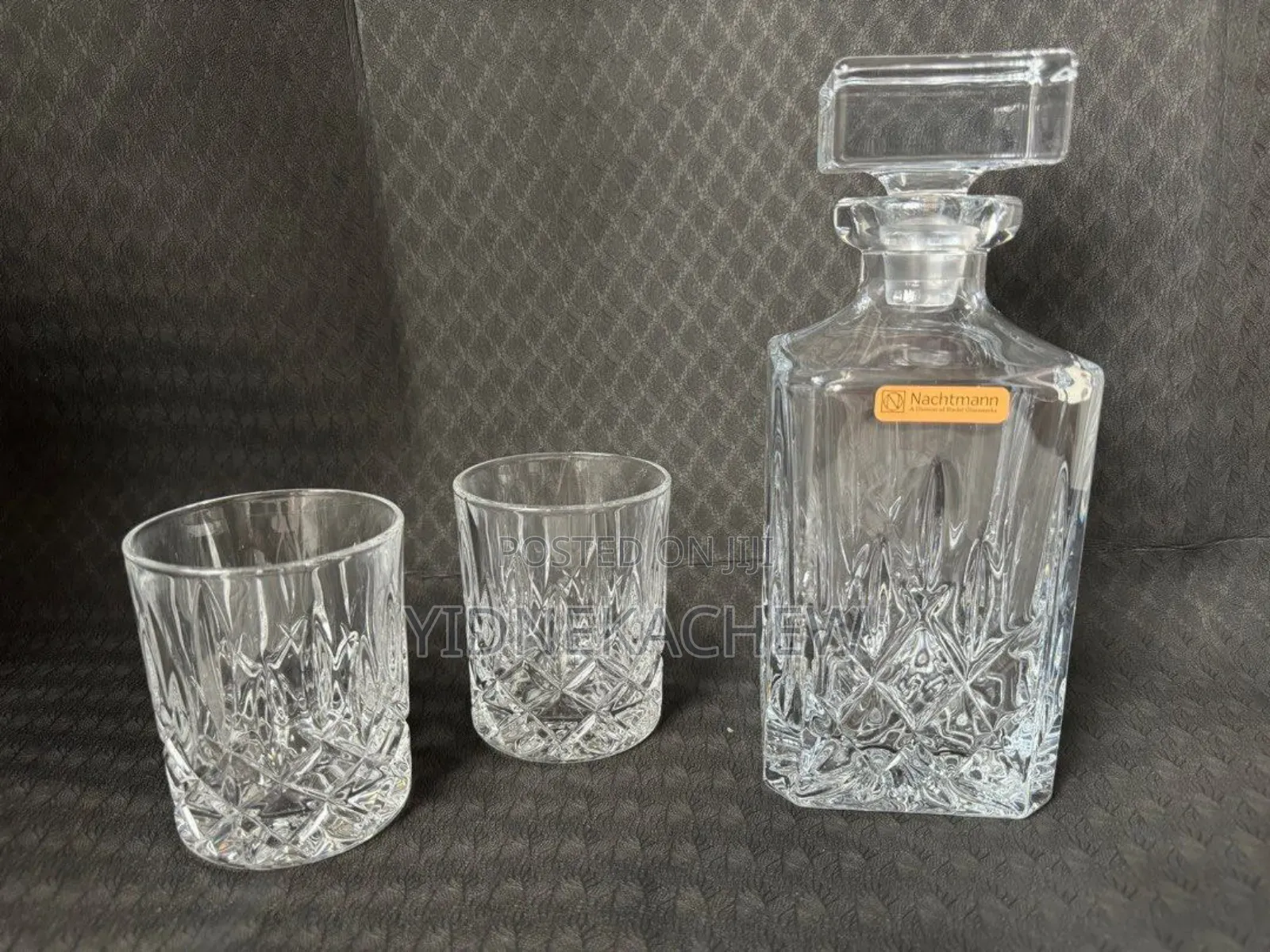 Delisonga Branded Glass Whiskey + 6 Glasses