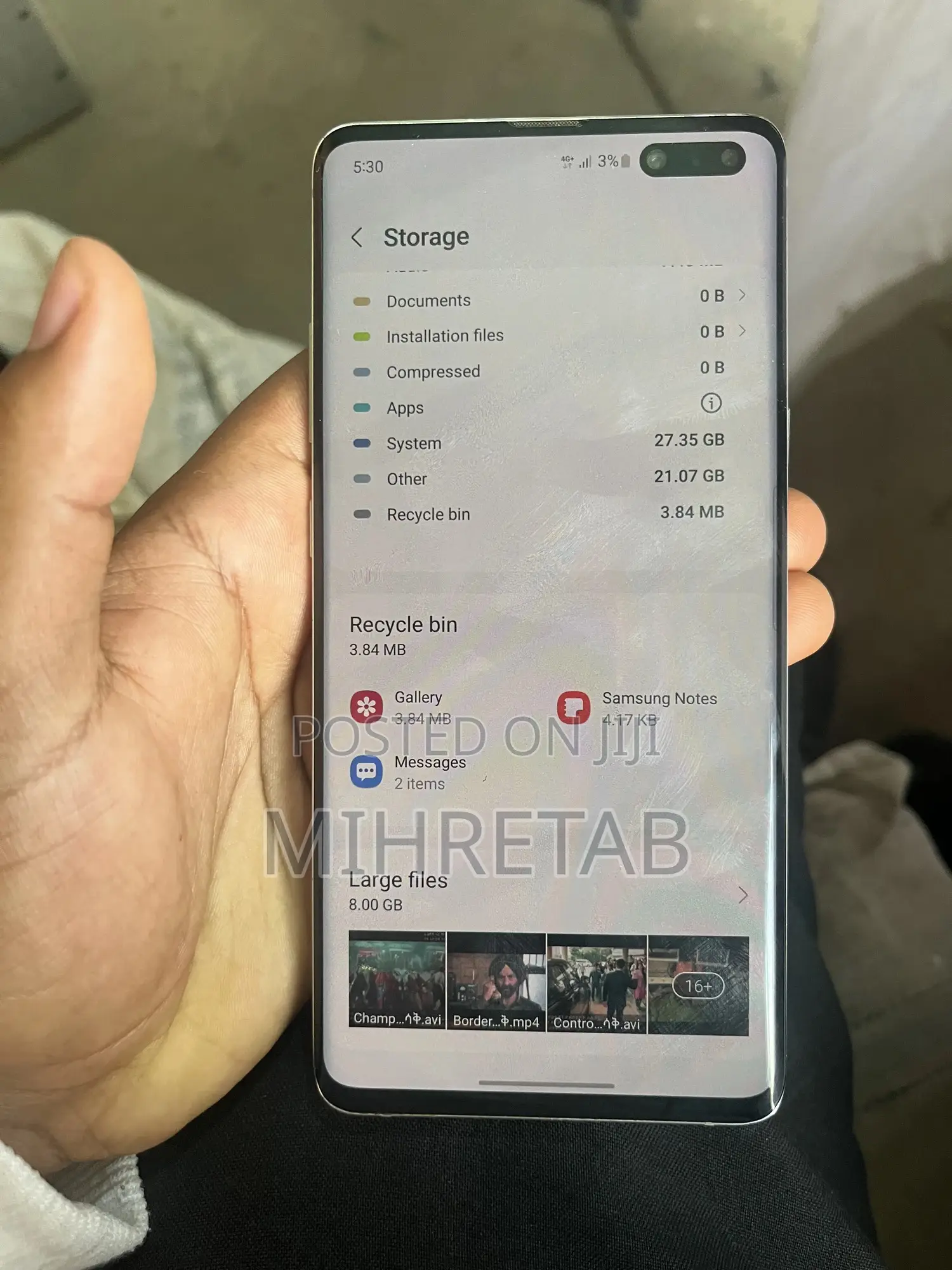 New Samsung Galaxy S10 Plus 128 GB Rose Gold