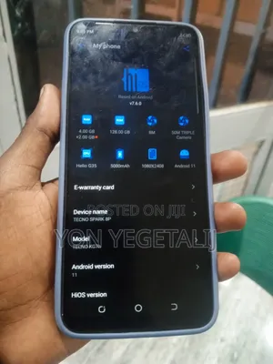 Tecno Spark 8P 128 GB Blue