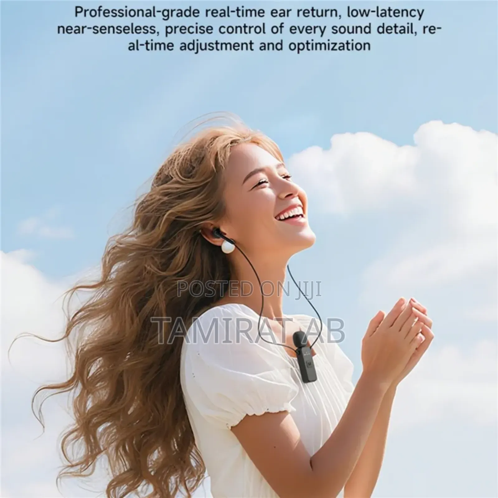 Koosda KMP-153 Wireless Live Streaming Lavalier Microphone