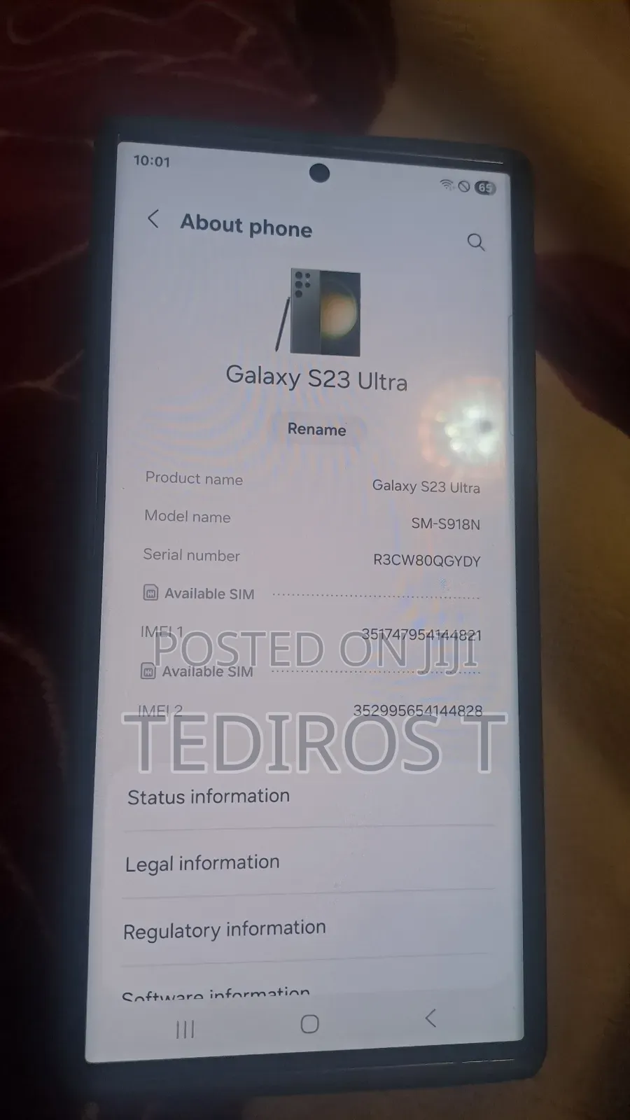 New Samsung Galaxy S23 Ultra 256 GB Green