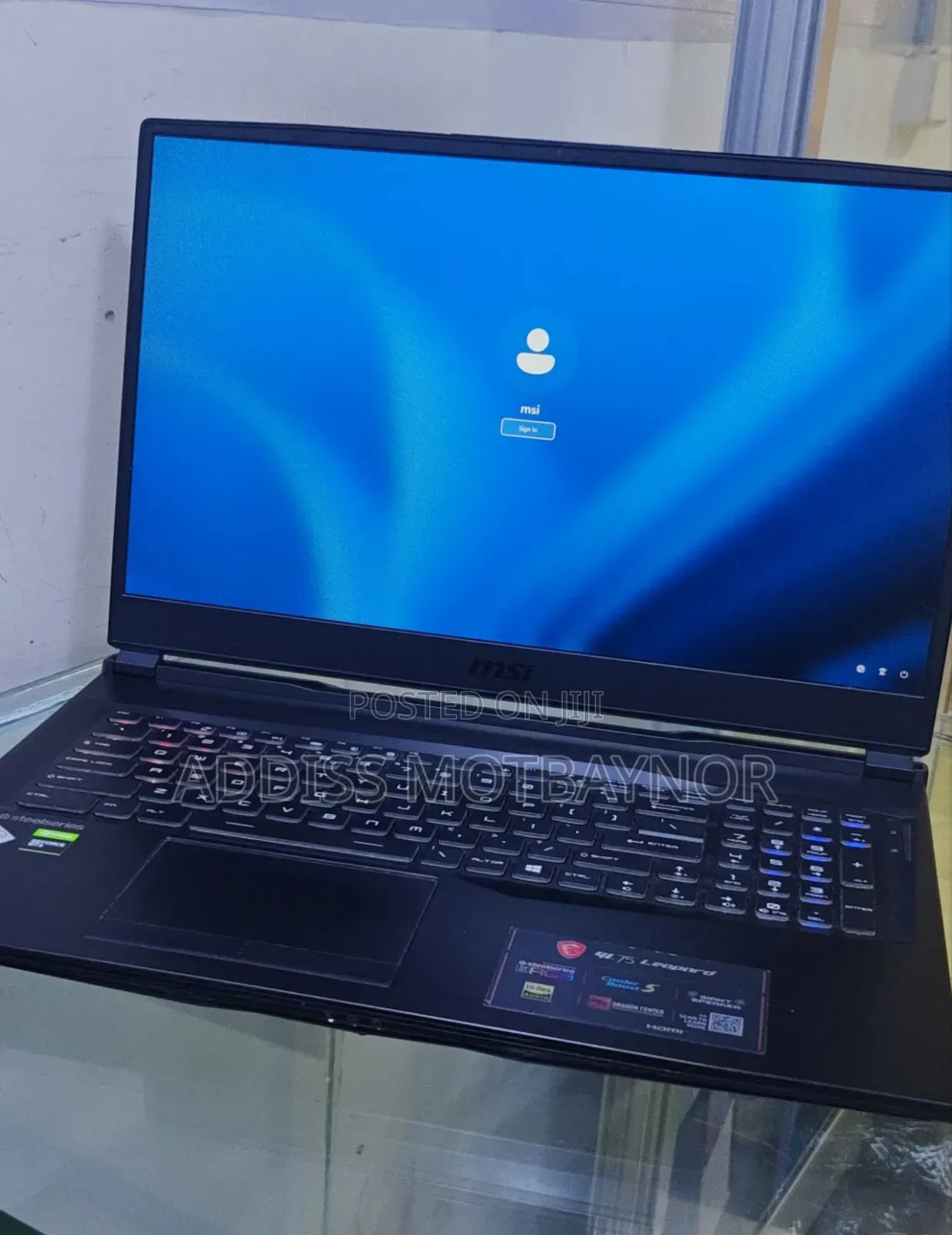 New Laptop MSI Pulse GL66 16GB Intel Core i7 SSD 512GB
