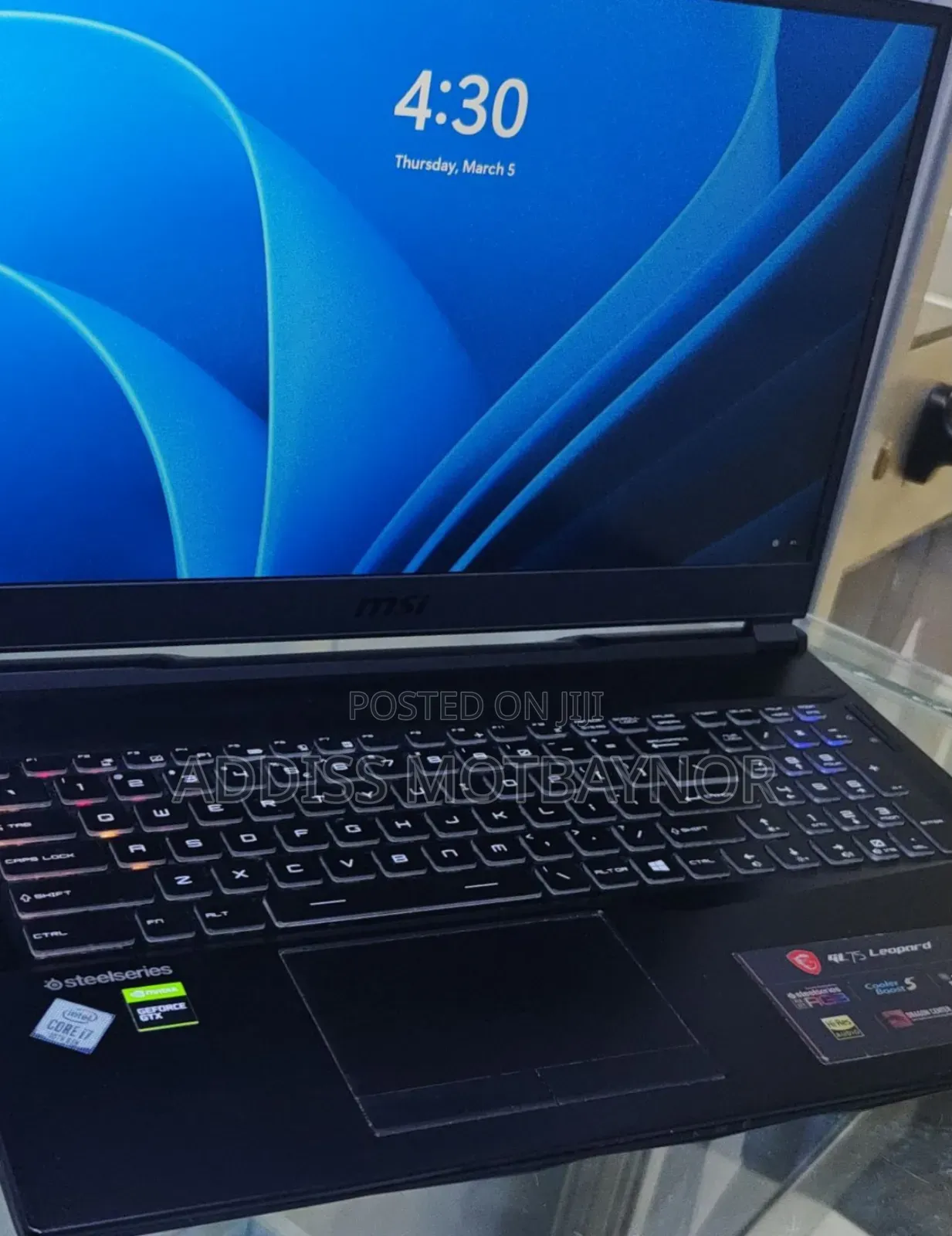 New Laptop MSI Pulse GL66 16GB Intel Core i7 SSD 512GB
